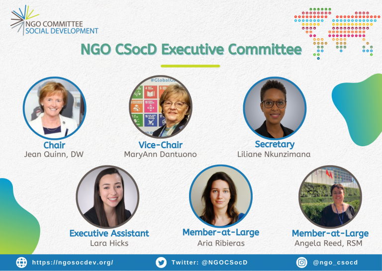 NGO Committee on Social Development Executive Members