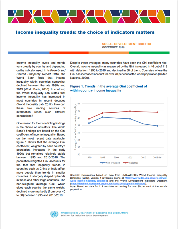 8. Income inequality trends: the choice of indicators matters