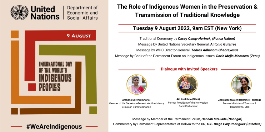 International Day of the World’s Indigenous Peoples 2022