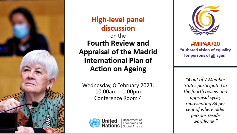 High‐level panel discussion on the Fourth Review and Appraisal of the Madrid International Plan of Action on Ageing