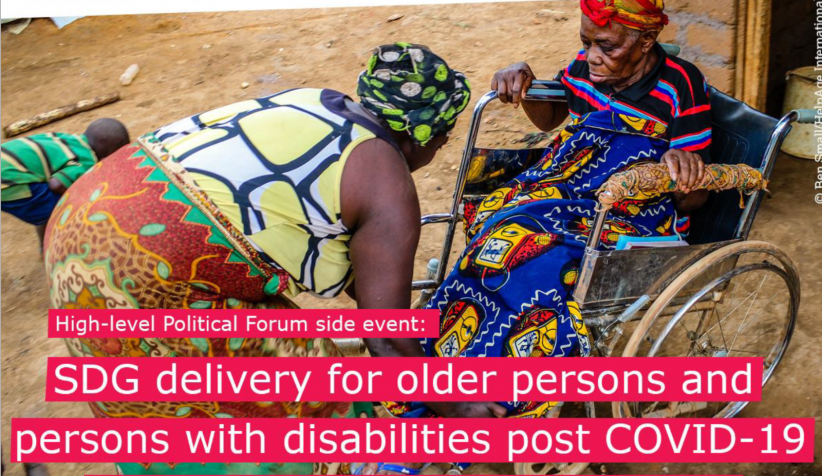 HLPF 2020 Side Event: SDG Delivery for Older Persons and Persons with Disabilities Post COVID-19