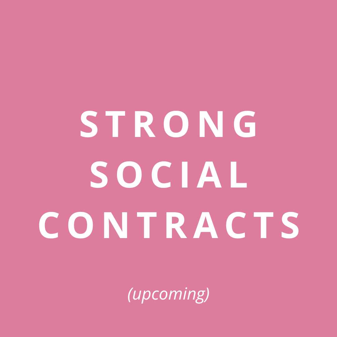 strong social contracts