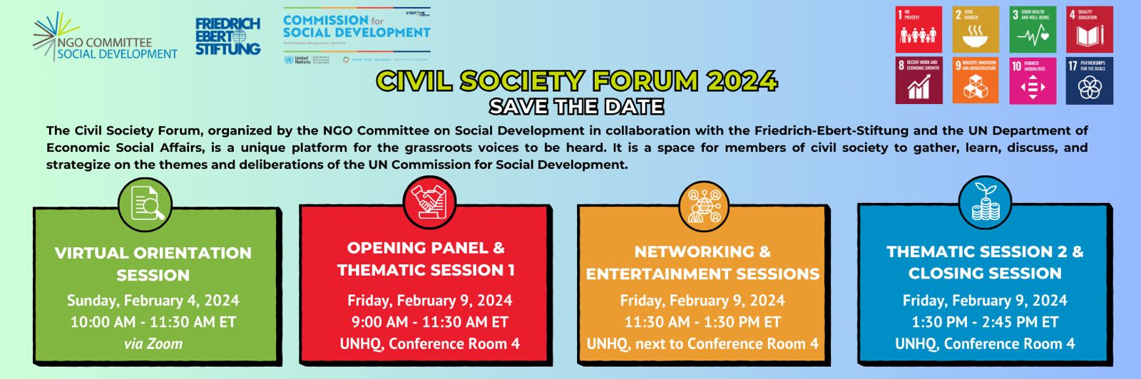 CSocD62 Civil Society Forum