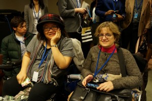 Image of women and girls with disability at the 60th session of the Commission on the Status of Women at UN Headquarters