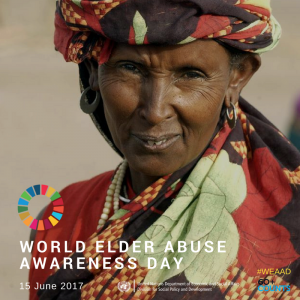 World Elder Abuse Awareness Day, 15 June 2017