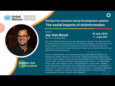 Preview image for the video "DISD webinar on &quot;The social impacts of misinformation&quot;".