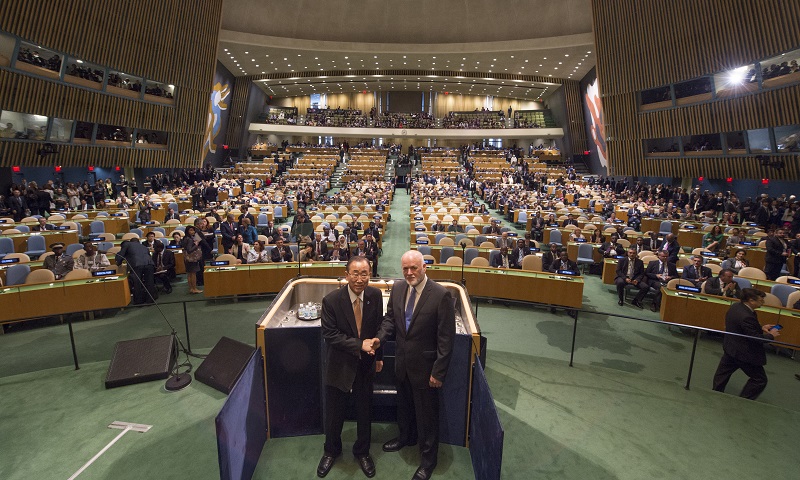 SDGs Year 1:  Event to mark the Anniversary of the Adoption of the 2030 Agenda and the Sustainable Development Goals. Photo: UN Photo/Eskinder Debebe