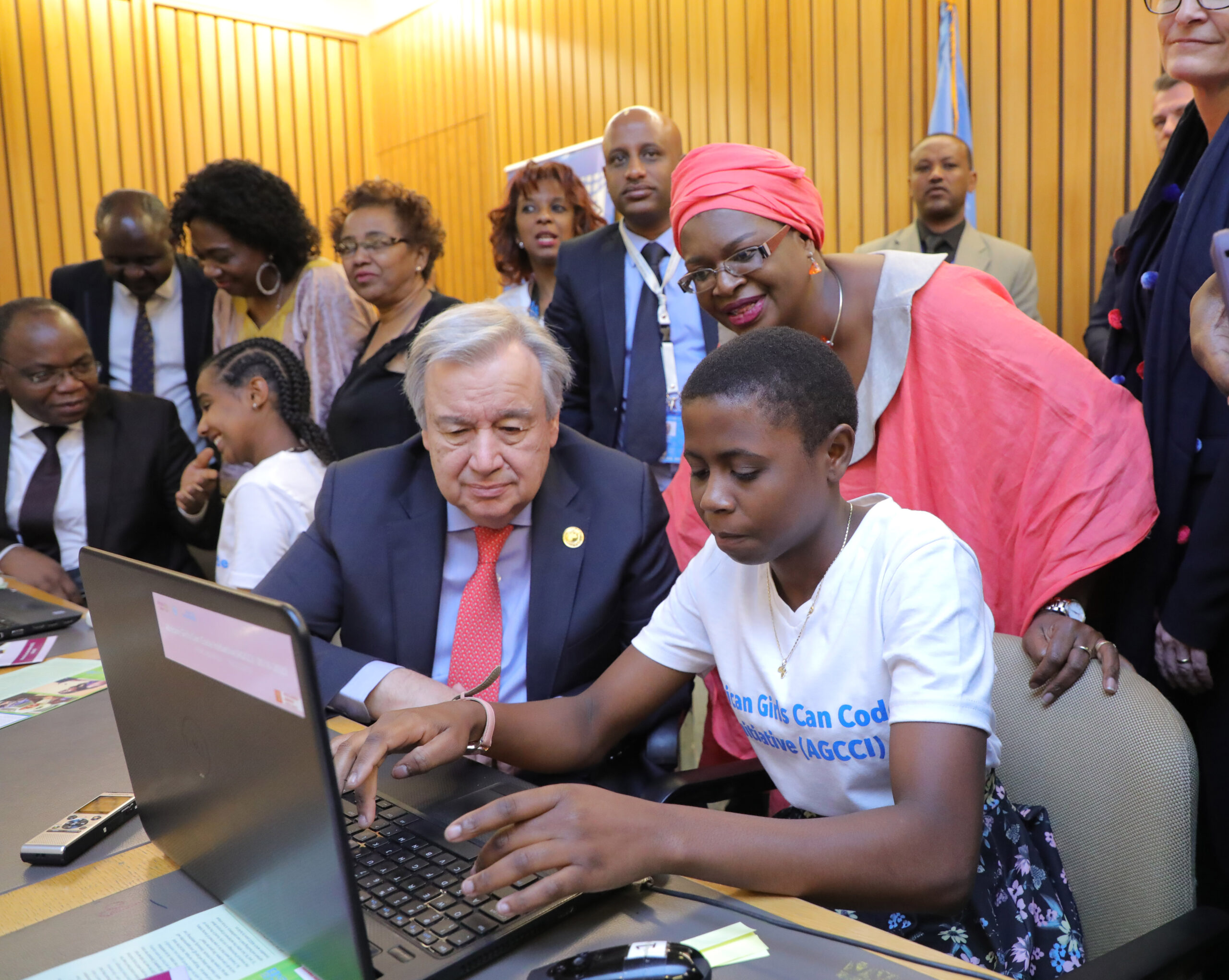 Secretary-General António Guterres attends Event on digital coding, STEM (Science, Technology, Engineering and Science)– Organized by UNWomen