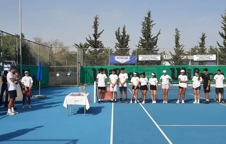Intercommunal tennis tournament in Cyprus, October 2022. Photo: The Office of the Special Adviser to the Secretary-General on Cyprus (OSASG)