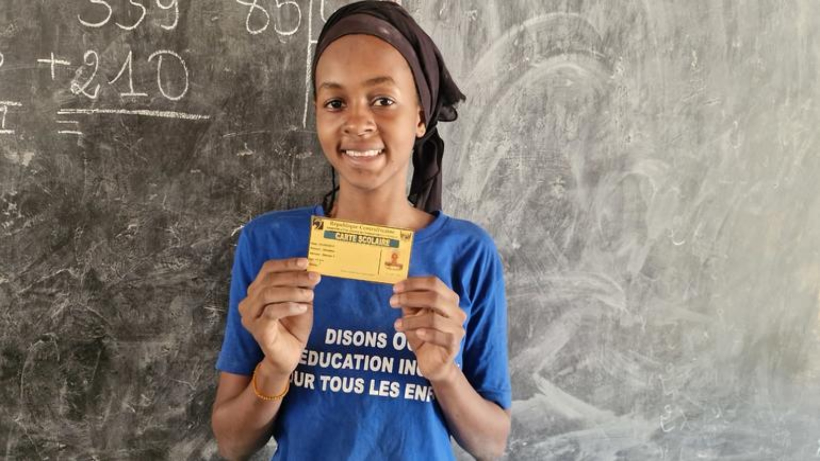 UNICEF/ Testa 2025 Zénabou, a deaf teenager in the Central African Republic, is able to go to school thanks to a UN-backed education initiative.