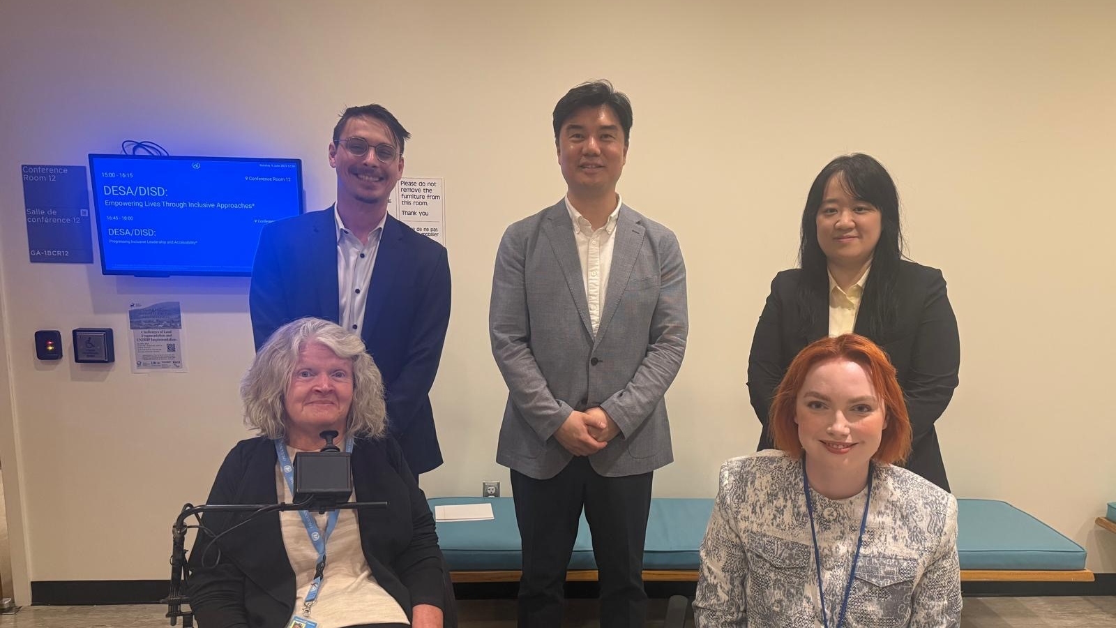 Side event organizers Queensland Advocacy for Inclusion (QAI) and Disabled Peoples International (DPI) Korea