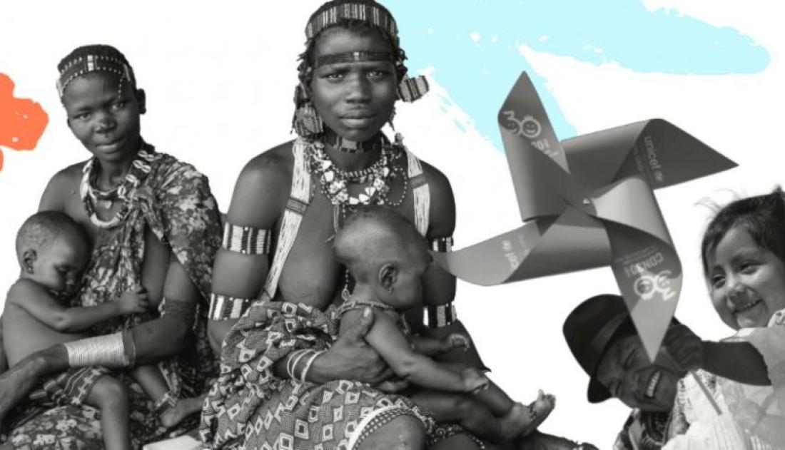 Women carrying their babies