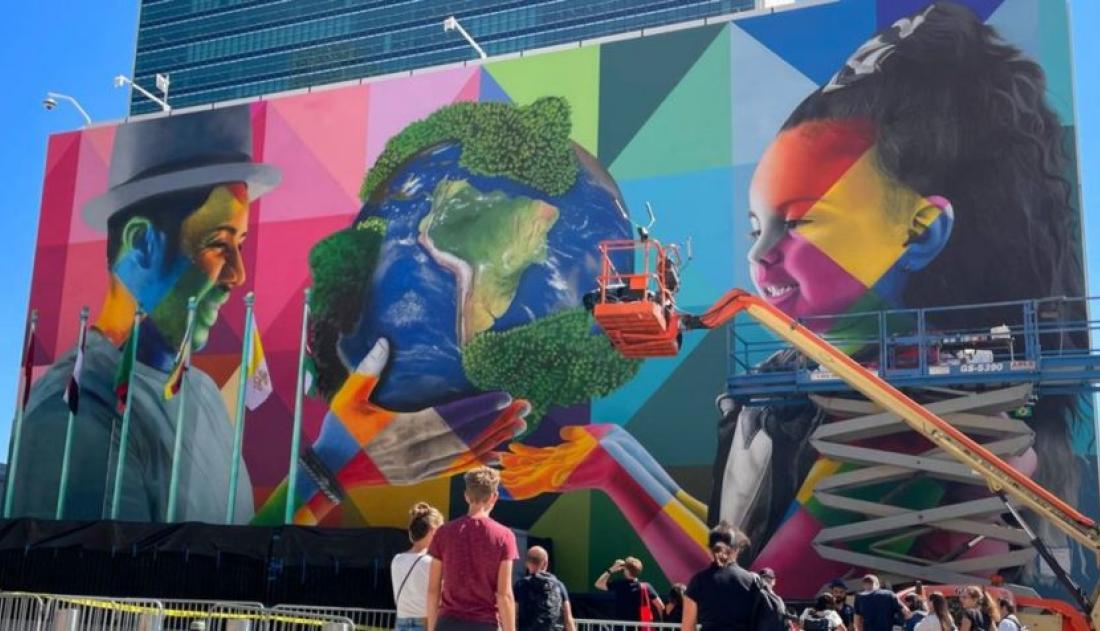 United Nations Mural Image