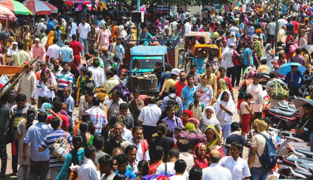 © Unsplash/Shashank Hudkar The global population reached nearly 8.2 billion in mid-2024 and is expected to continue to grow until the latter half of this century.