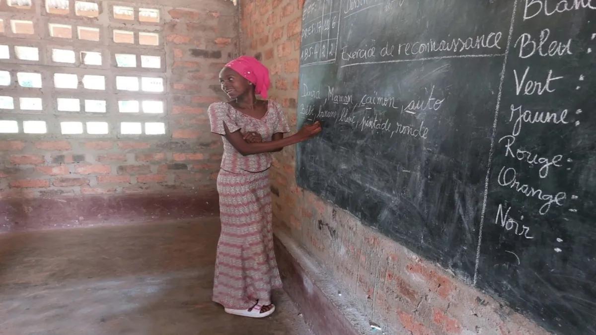 UNICEF/ Testa 2025 Zénabou in her classroom