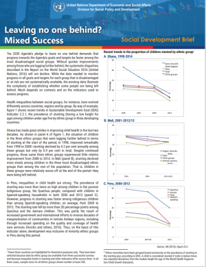 1. Leaving no one behind? Mixed Success