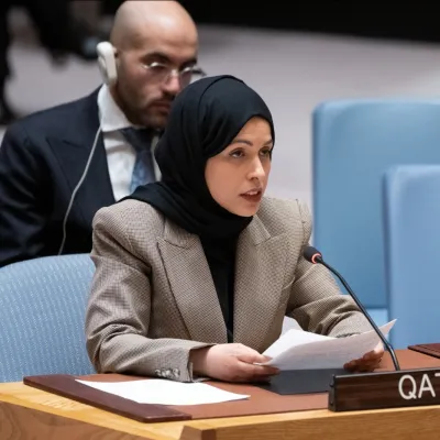 HE Permanent Representative of the State of Qatar to the United Nations Sheikha Alya Ahmed bin Saif Al-Thani 