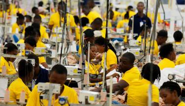 © ILO/Marcel Crozet Young people in Haiti have the requisite skills to secure work in garment factories.