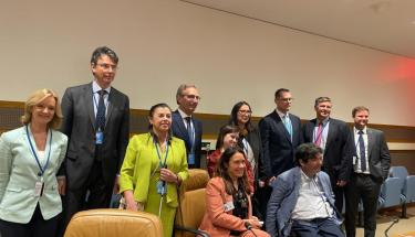 A Group Photo of the Delegations and Panelists
