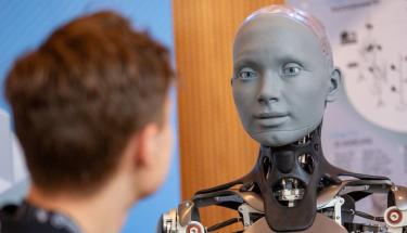 UN Photo/Elma Okic Ameca the robot attended the AI for Good Global Summit, in Geneva, Switzerland, in July 2023.