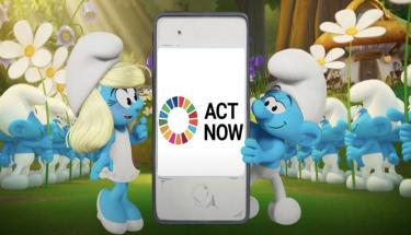 Video PSA Screenshot The Smurfs are joining forces with the UN ActNow campaign and UNICEF to encourage everyone, to Speak Up and Speak Out to create a blueprint for a better world for all